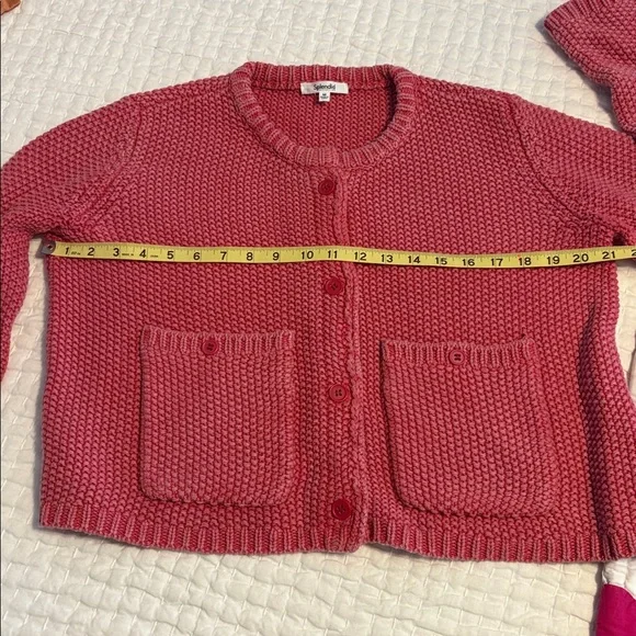 Splendid Andrea crop cardigan. ROSSA (color) Knit. Worn only once. - Picture 6 of 11